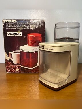 Waring Coffee Grinder Made in Japan 11CG12 Dial-A-Grind Vintage IN ORIGINAL BOX